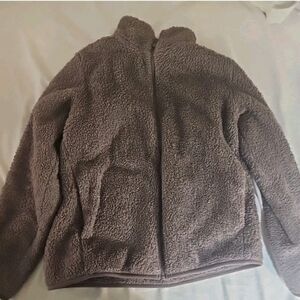Uniqlo Brown Fleece Jacket